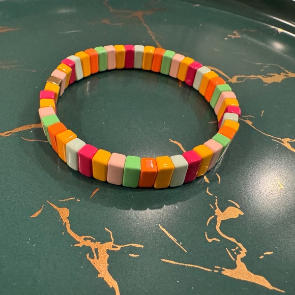 Roxanne Assoulin - Rainbow Brite Bit X Bit Colorful Stretch Bracelet - Picture 1 of 2